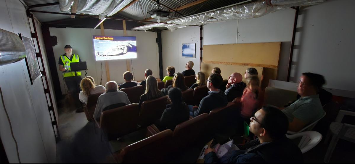 Visitors gathering at an ASSA observing event