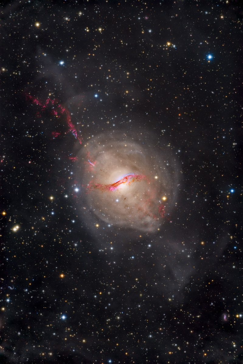 Centaurus A by Jarrod Koh. Winner and Best Overall Image, Deep Sky, ASSA Astro-Imaging Awards 2026. Image: Jarrod Koh.