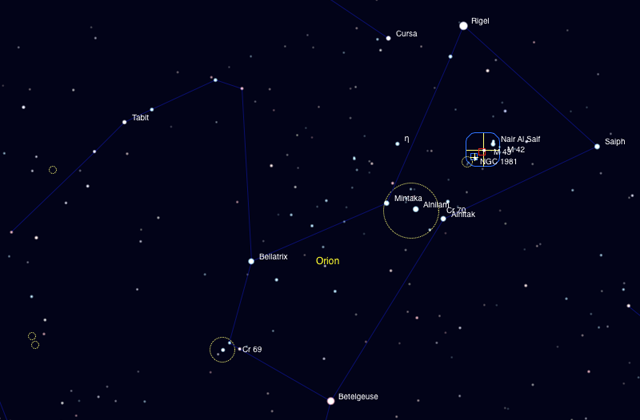 constellations orion the hunter